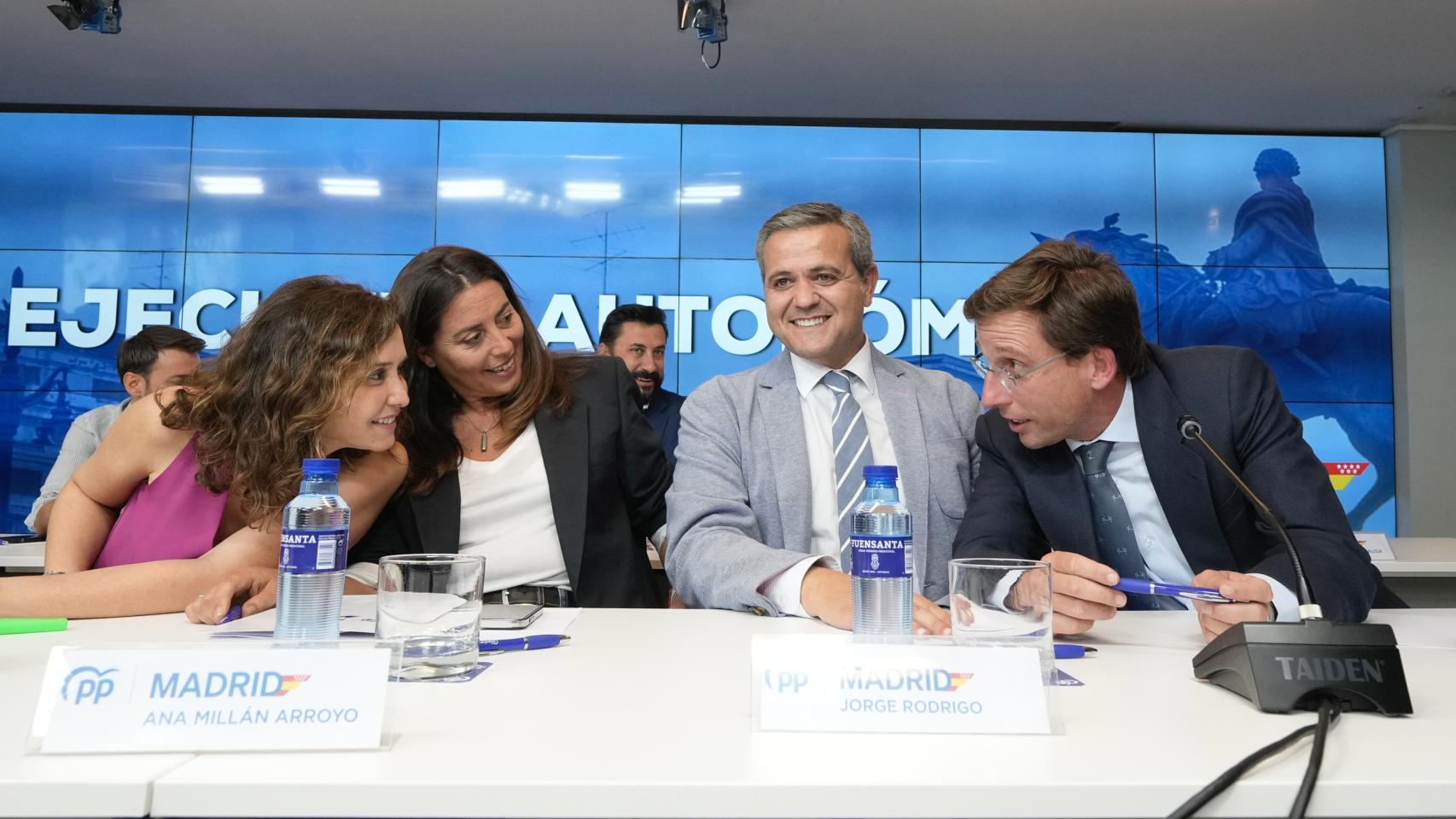 Ayuso este lunes durante el Comité Ejecutivo Autonómico del PP de Madrid.
