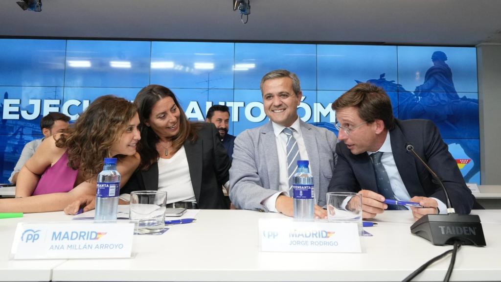 Ayuso este lunes durante el Comité Ejecutivo Autonómico del PP de Madrid.