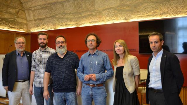 Reunión con los representantes de la hostelería en Santiago por el servicio de recogida de basura