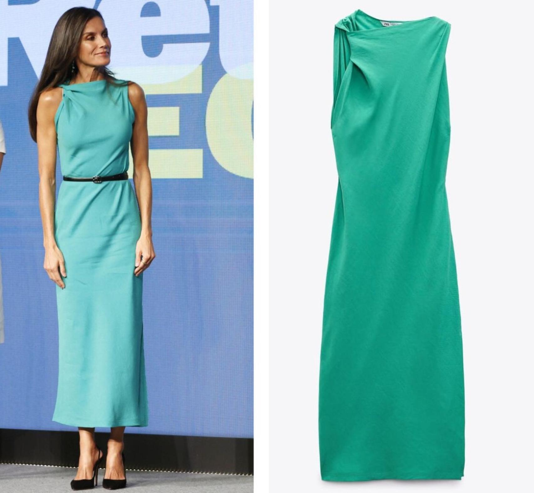 El vestido de la Reina, de Zara.