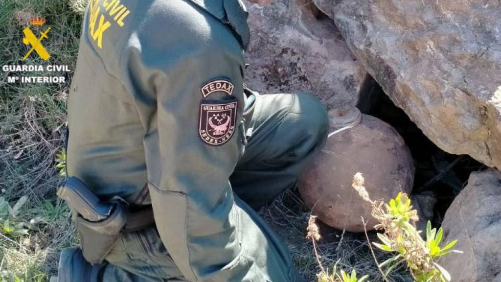 Guardia civil frente al explosivo de las guerras napoleónicas