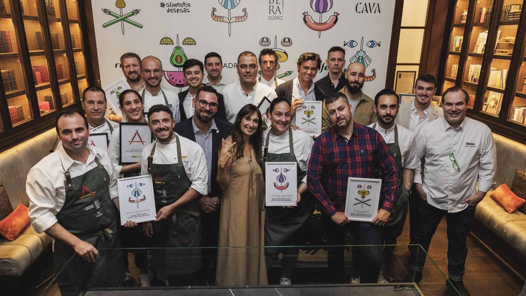 Los ganadores del festival Hotel Tapa Tour 2023.
