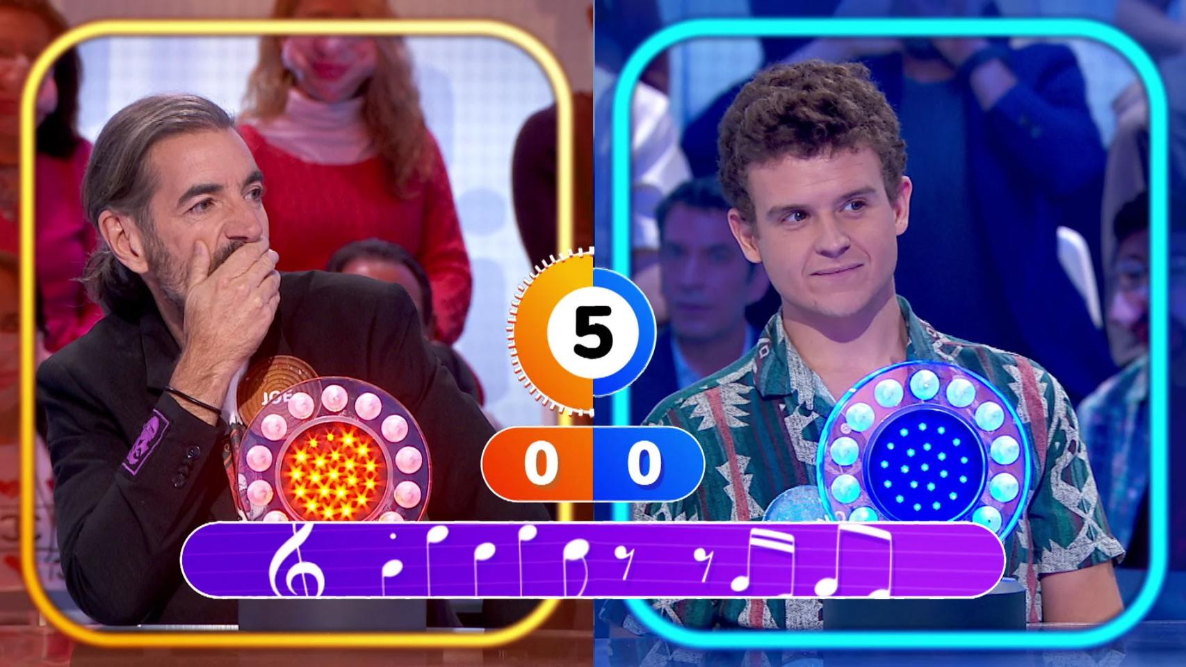 Joe Pérez-Orive y  Arkano en 'Pasapalabra'.