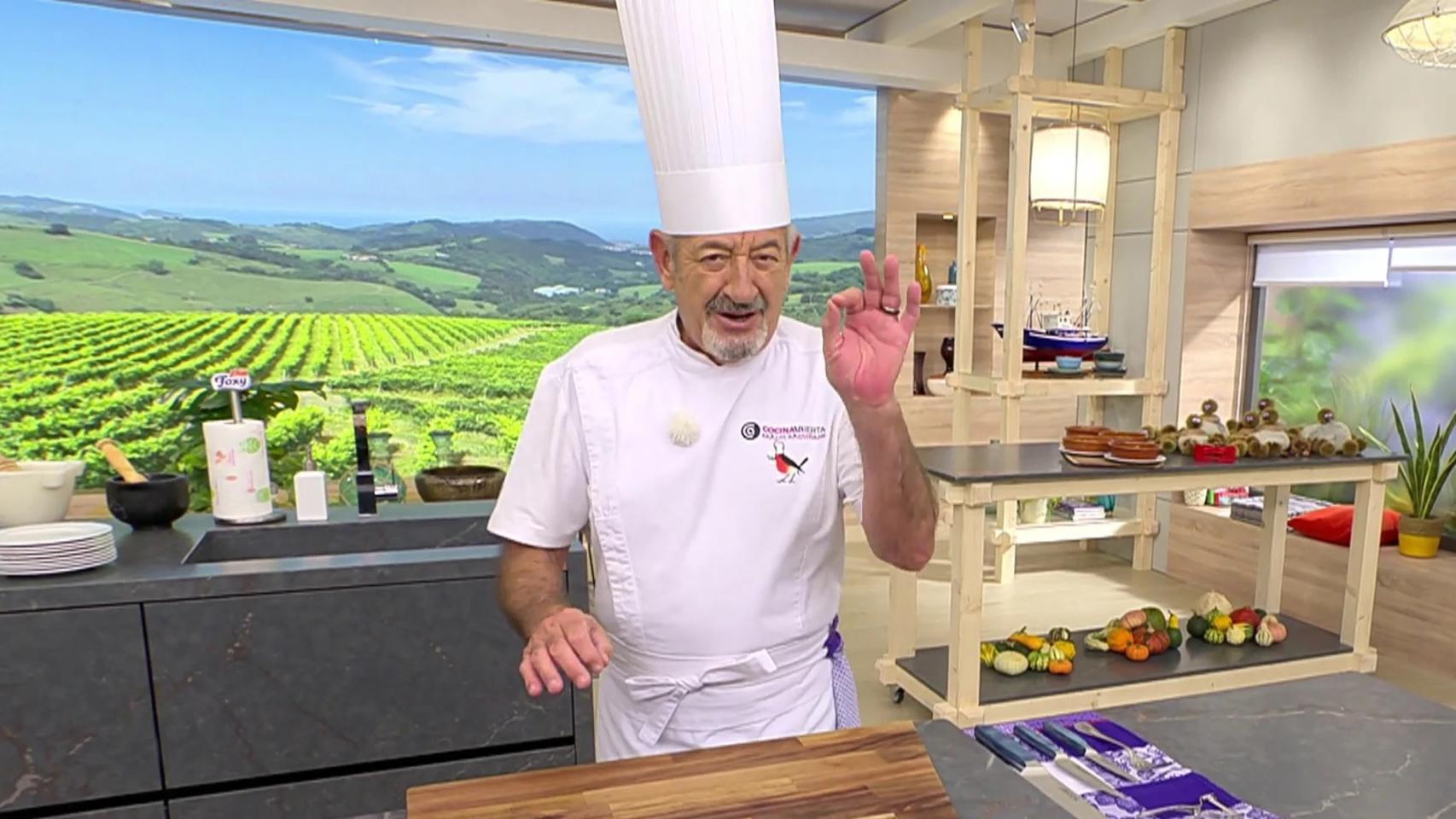 Karlos Arguiñano en 'La cocina abierta de Karlos Arguiñano'.