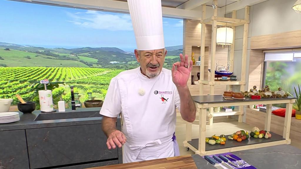 Karlos Arguiñano en 'La cocina abierta de Karlos Arguiñano'.