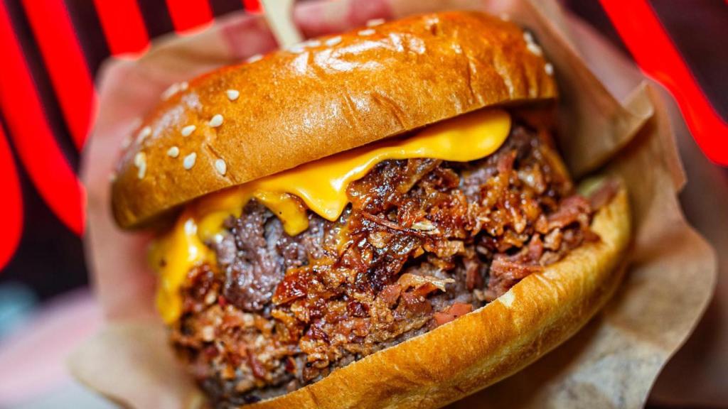 Hamburguesa Goiko.