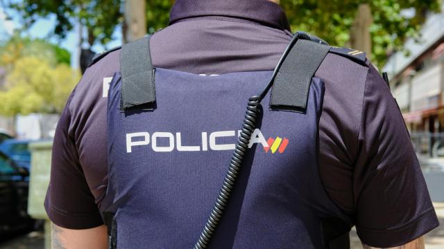 Un agente de la Policía Nacional.