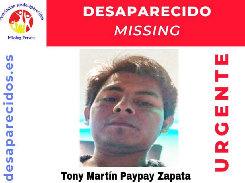 Tony Martín, desaparecido en Soria