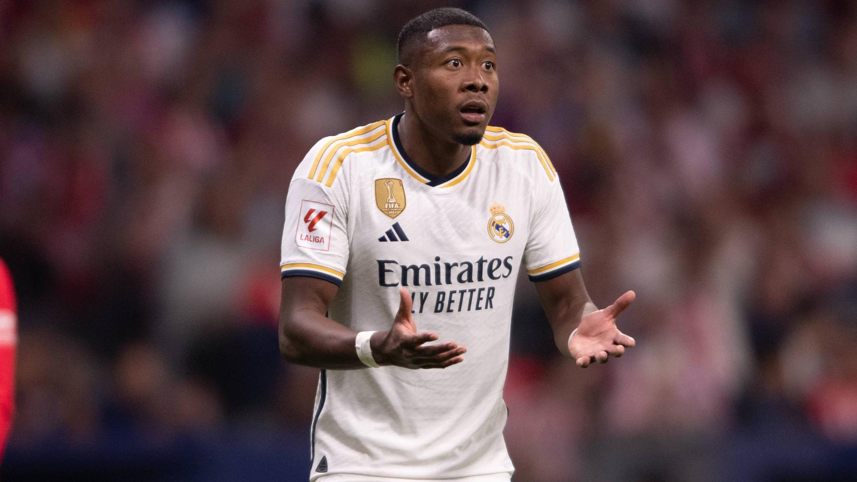 David Alaba, con el Real Madrid