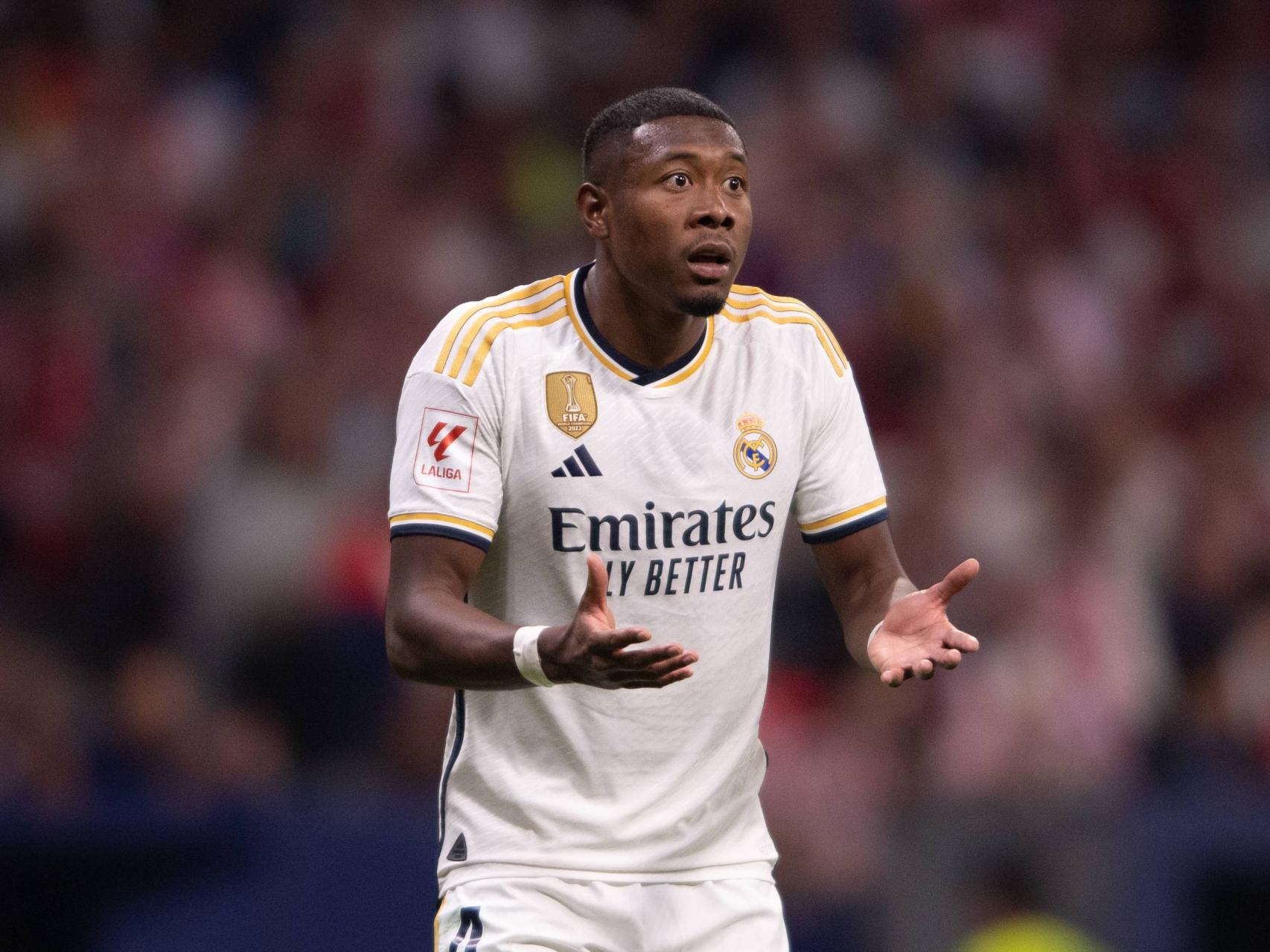 David Alaba, con el Real Madrid