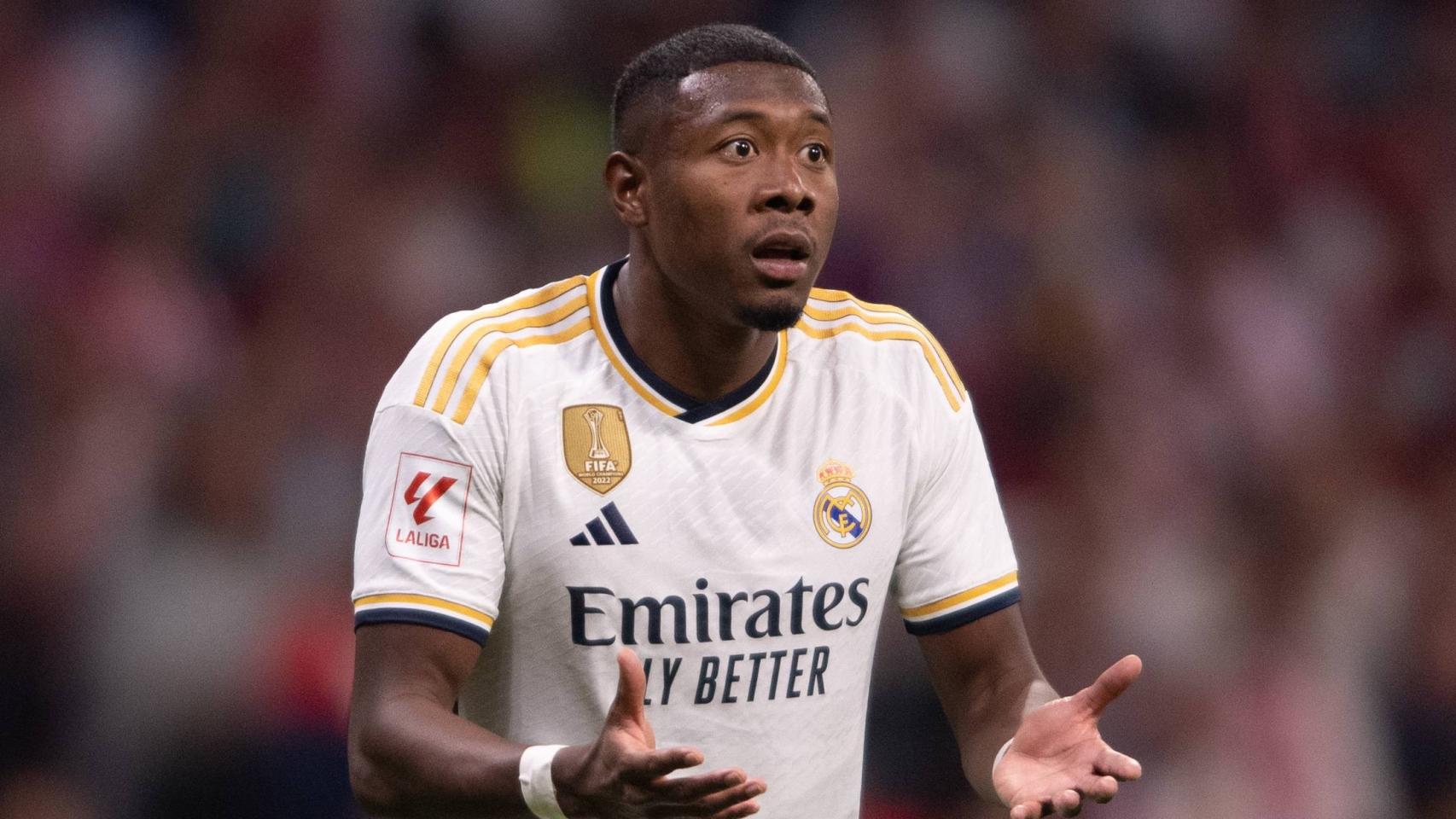 David Alaba, con el Real Madrid