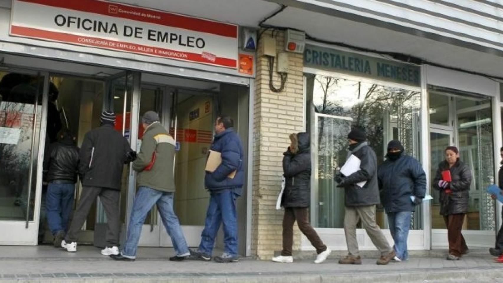 Imagen de archivo de una oficina de empleo.