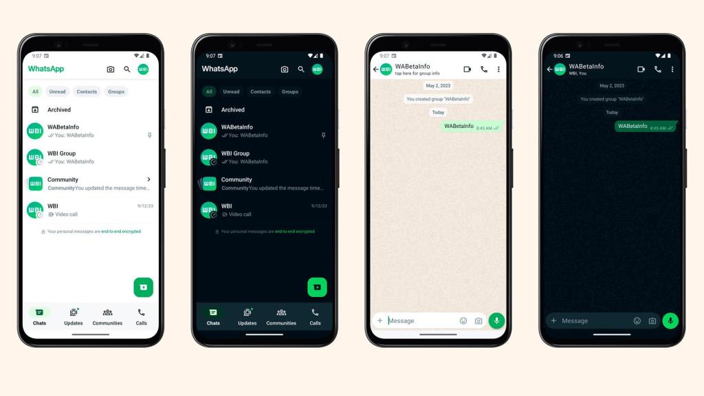 El rediseño de WhatsApp