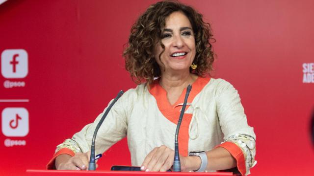 La vicesecretaria general del PSOE y ministra de Hacienda en funciones, María Jesús Montero.