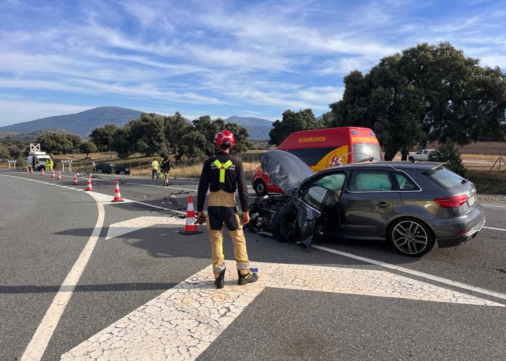 Imagen del accidente en la N-403