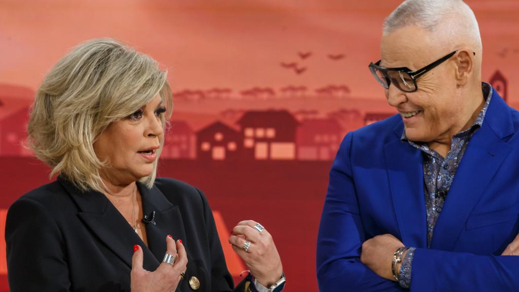 Terelu Campos y Jordi González en 'La Plaza'.