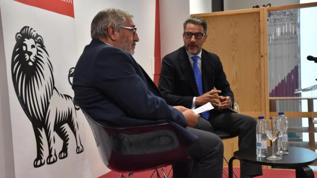 El alcalde de Villamayor, Ángel Luis Peralvo, en el foro 'Salamanca, referente nacional en innovación y desarrollo tecnológico aplicado a la salud'