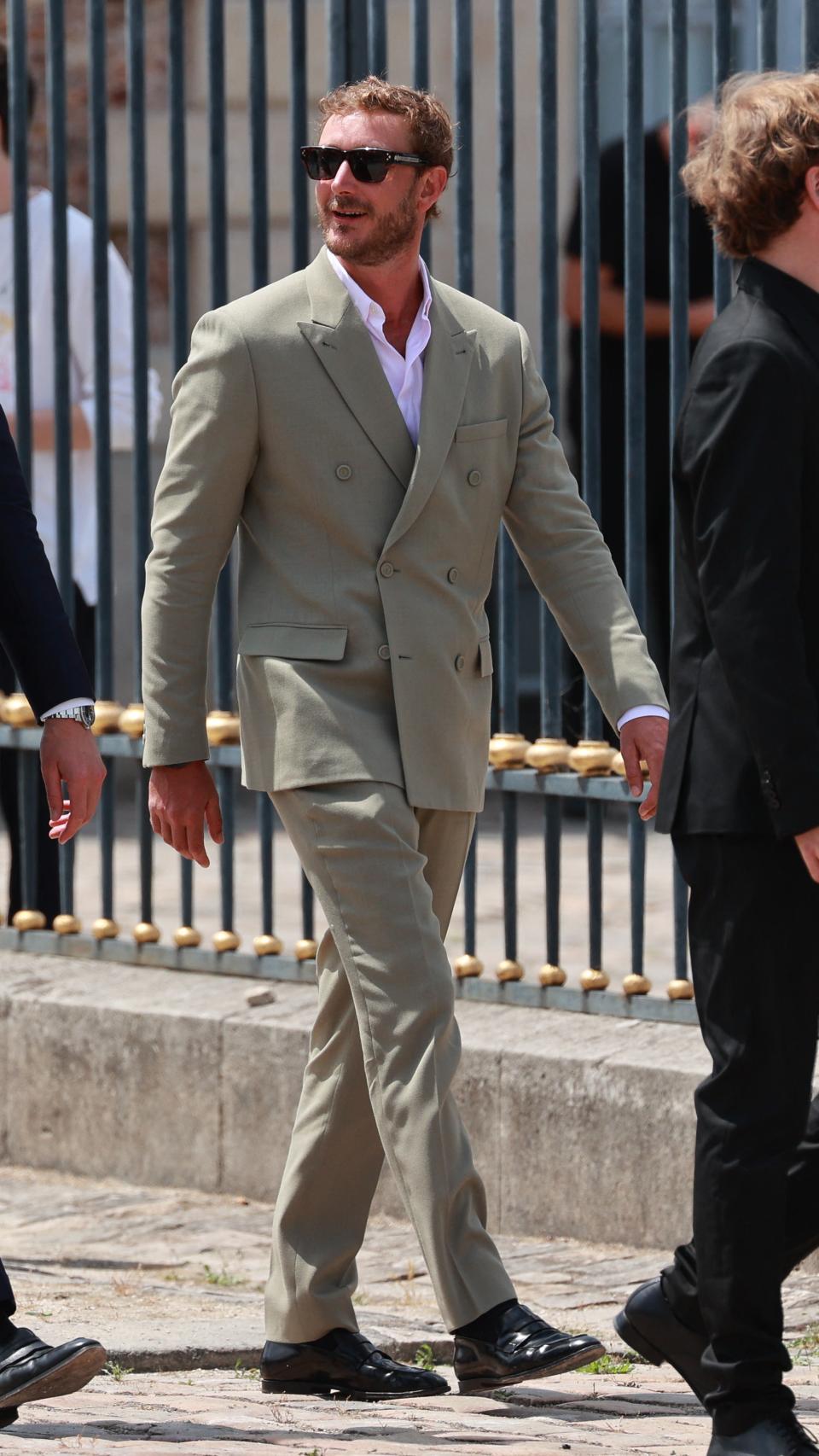 Pierre Casiraghi, en la Fashion Week de París el pasado junio.