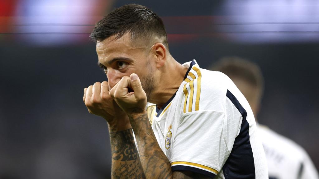 Joselu celebra el 2-0