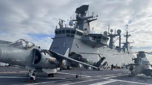 El Grupo Expedicionario Dédalo23 desplegado en el Mediterráneo