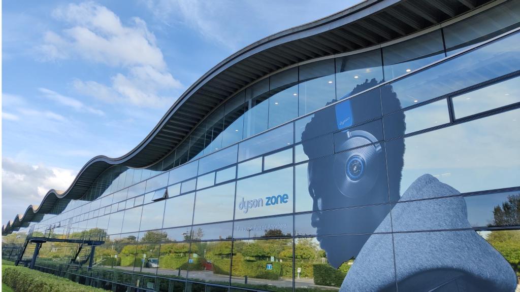 Uno de los edificios de Dyson en Malmesbury, Inglaterra.