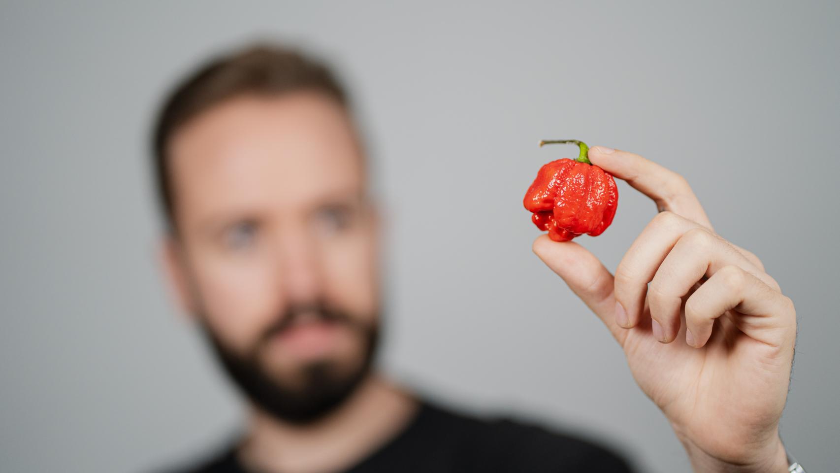 Un chile Carolina reaper, el más picante del mundo, según el libro Guinness de los récords.