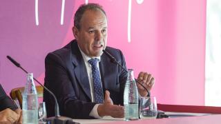 Intervención del presidente de la Cámara de Comercio de Alicante, Carlos Baño.