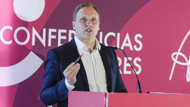 El economista Daniel Lacalle en el Cámara Business Club de Alicante.