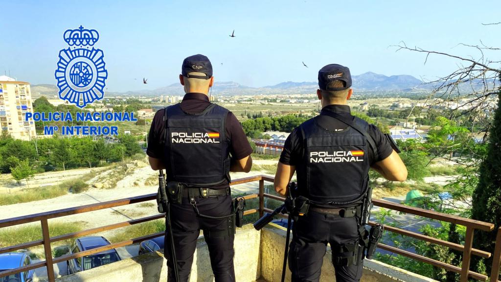Los agentes de la Policía Nacional, en la imagen de archivo, arrestan a un joven acusado de robo.