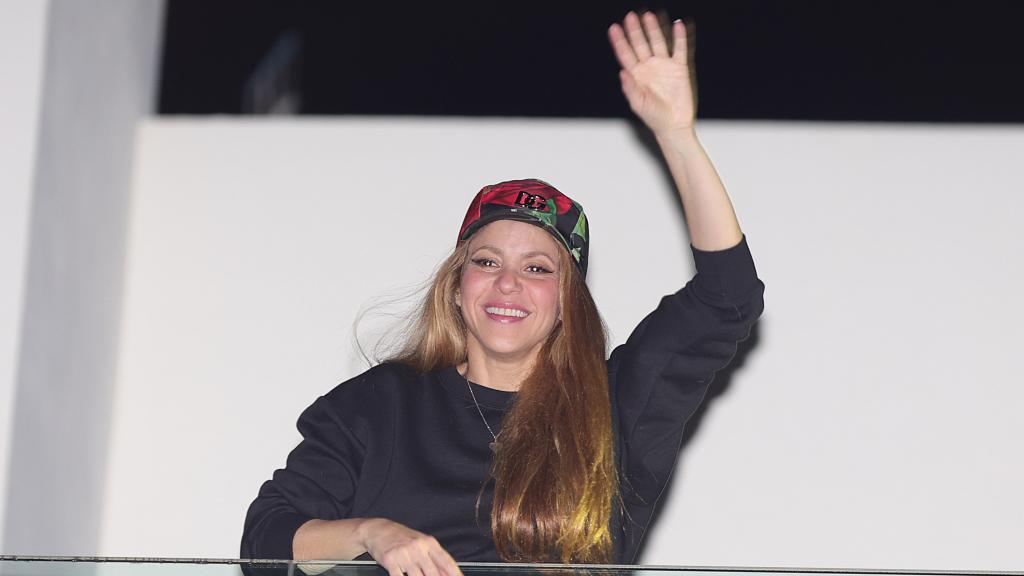 Shakira, poco antes de marcharse de Barcelona.
