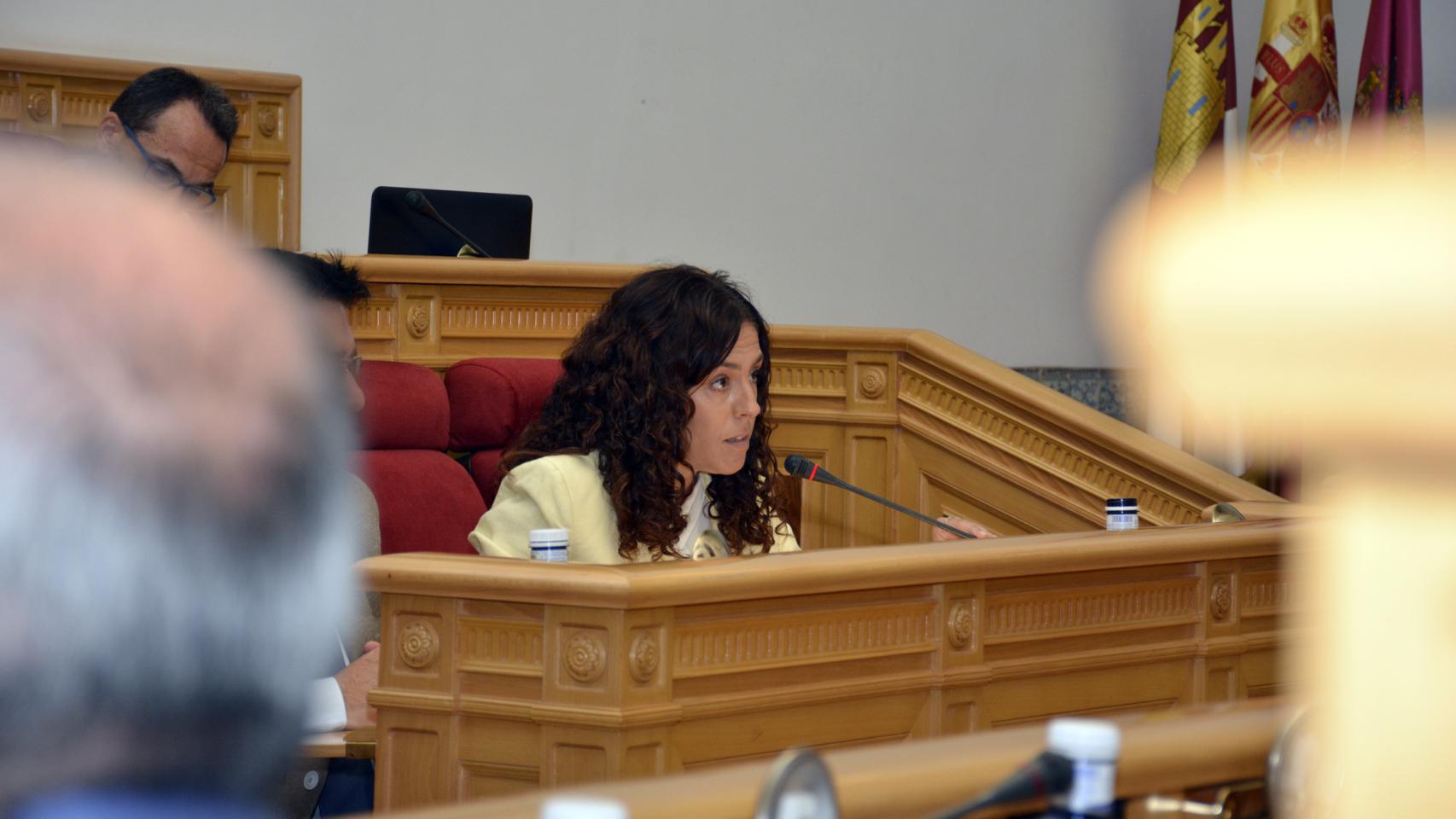 La portavoz del PSOE, Noelia de la Cruz.