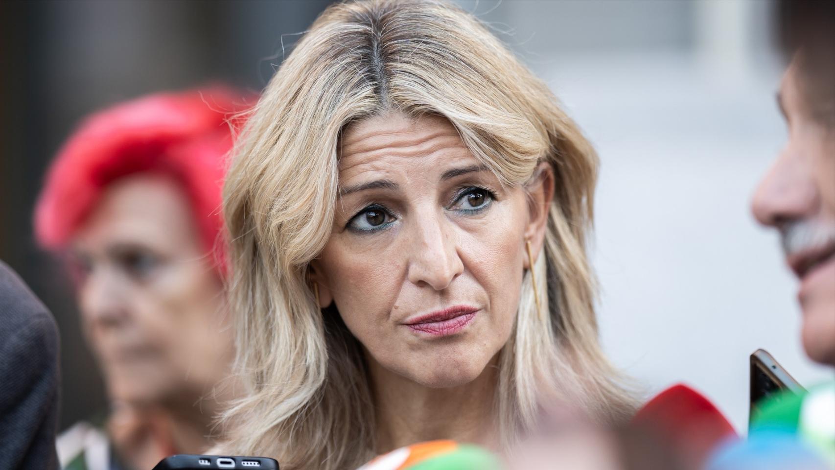 La vicepresidenta segunda y ministra de Trabajo en funciones, Yolanda Díaz.