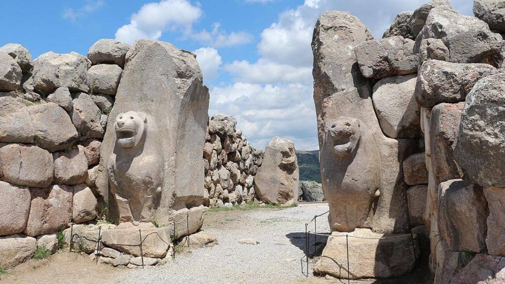 Entrada de Hattusa, capital hittia
