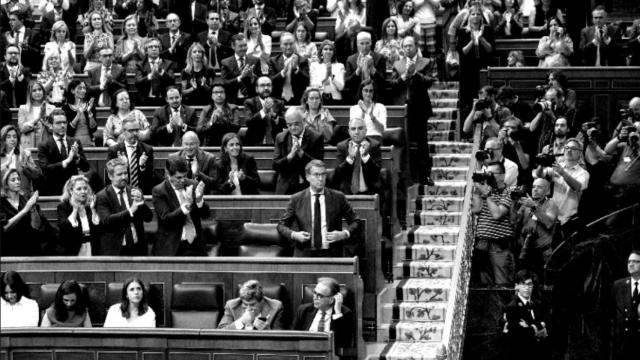 Pleno de investidura del líder del Partido Popular, en el Congreso de los Diputados