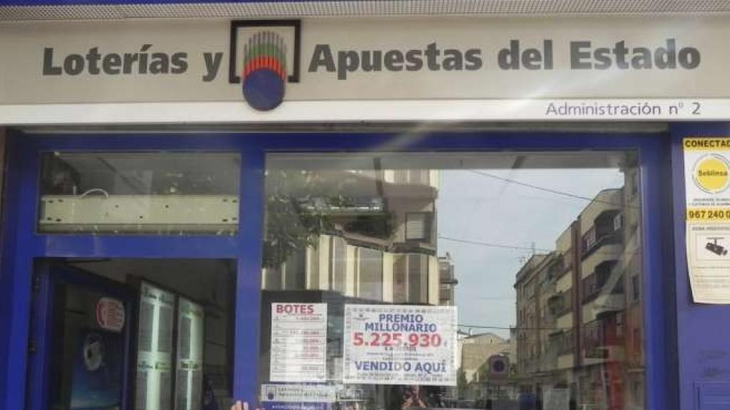 Imagen de archivo de una administración de Loteria.