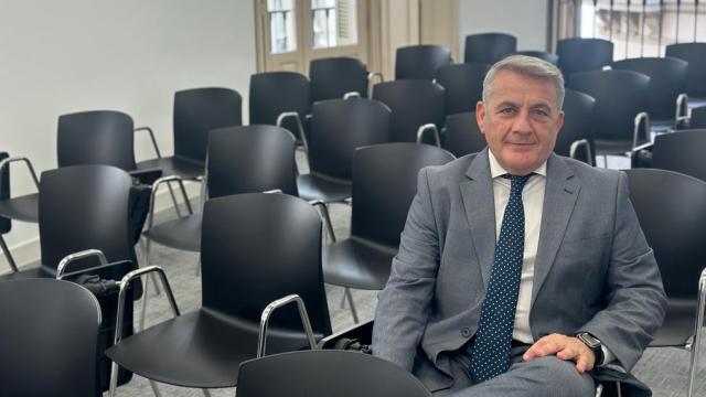 Rafael Romero posa momentos después de la entrevista con El Español de Málaga.