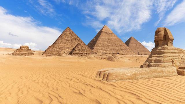 Una vista de Egipto.