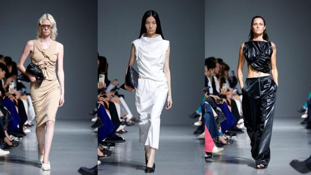 Fotografías del desfile de la colección Primavera/Verano de Gauchere en París.