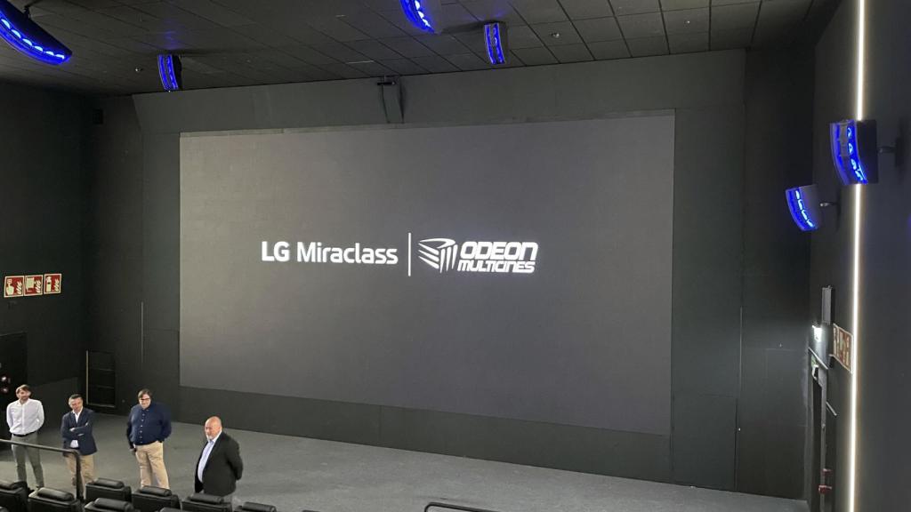 La pantalla de cine LED de LG.