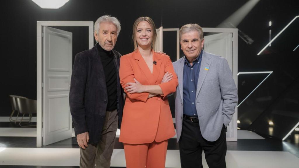 José Sacristán, María Casado y Pedro Ruiz.