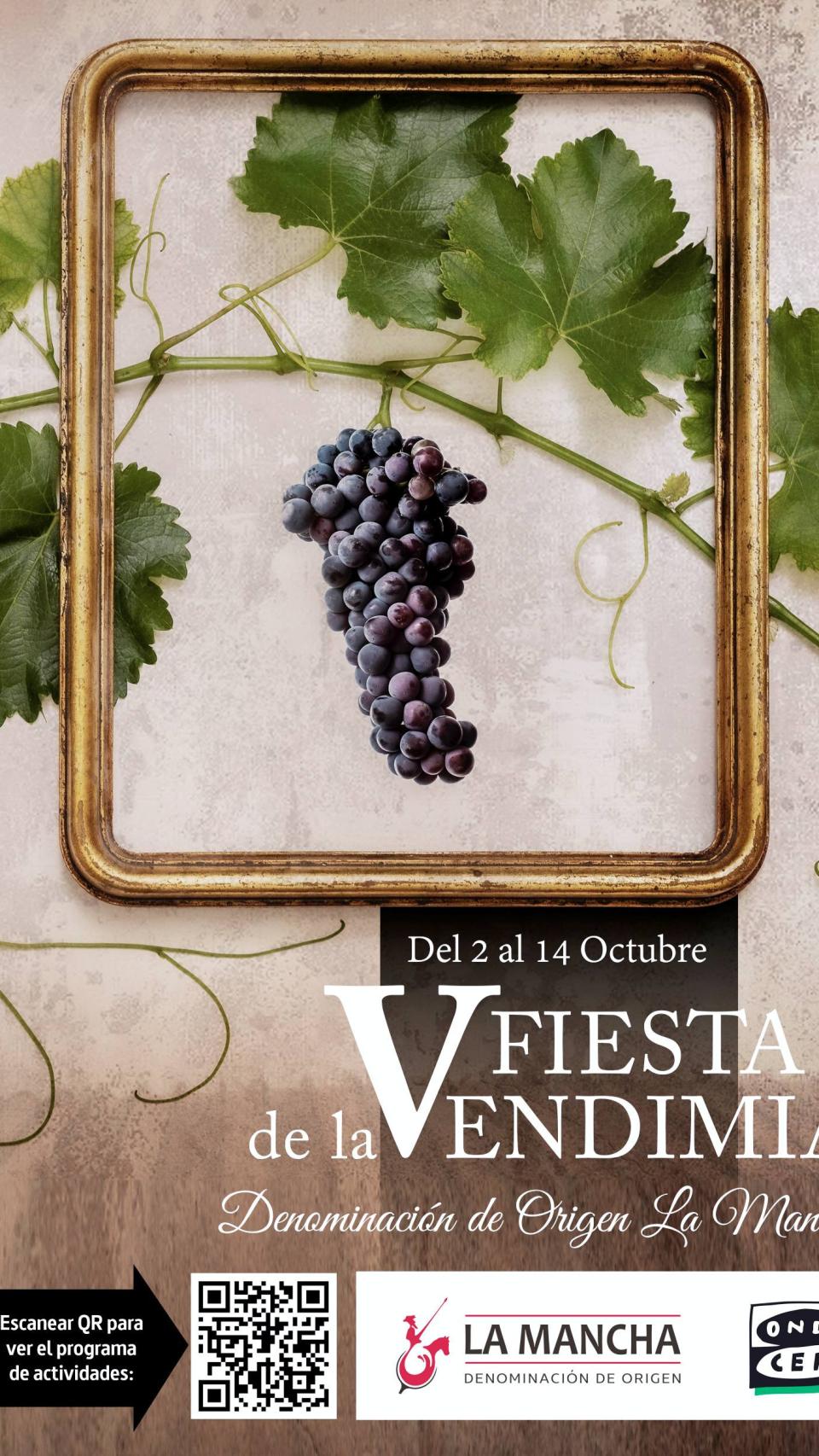 Cartel de la V Fiesta de la Vendimia