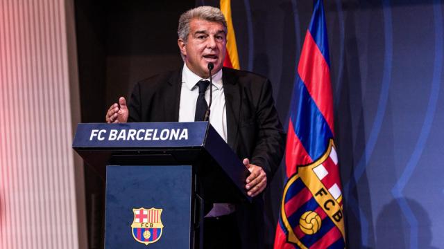 Joan Laporta, presidente del FC Barcelona, en una reciente imagen.