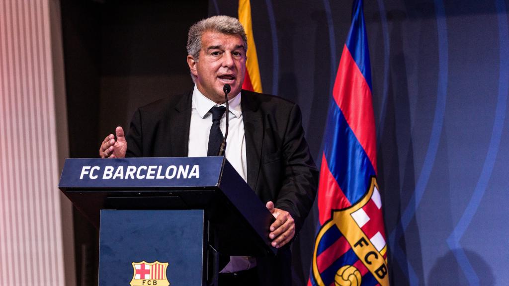 Joan Laporta, presidente del FC Barcelona