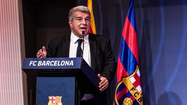 Joan Laporta, presidente del FC Barcelona, en una reciente imagen.
