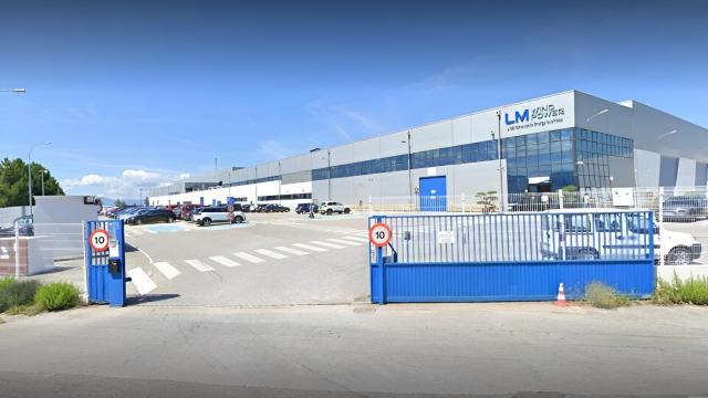 Imagen de la fábrica de palas LM Wind Power en Ponferrada (León)