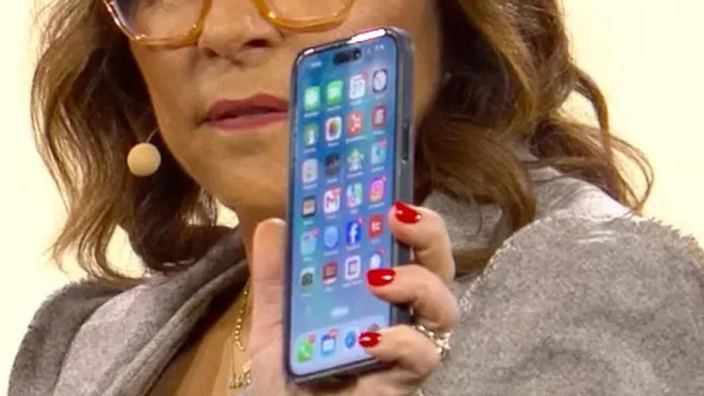 iPhone de Yaccarino de cerca.