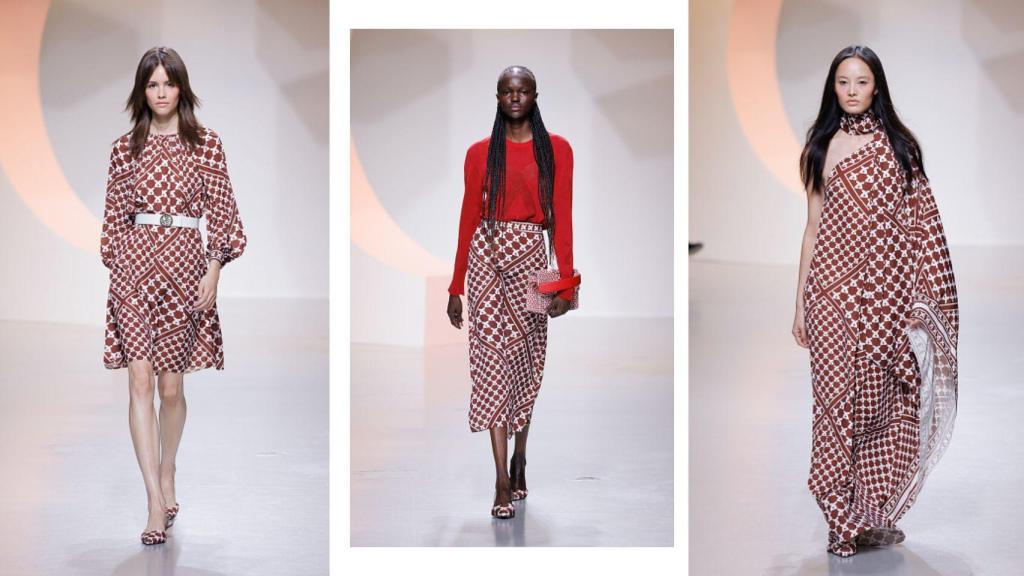 Fotografías del desfile de Leonard Paris en la 'Fashion Week'.