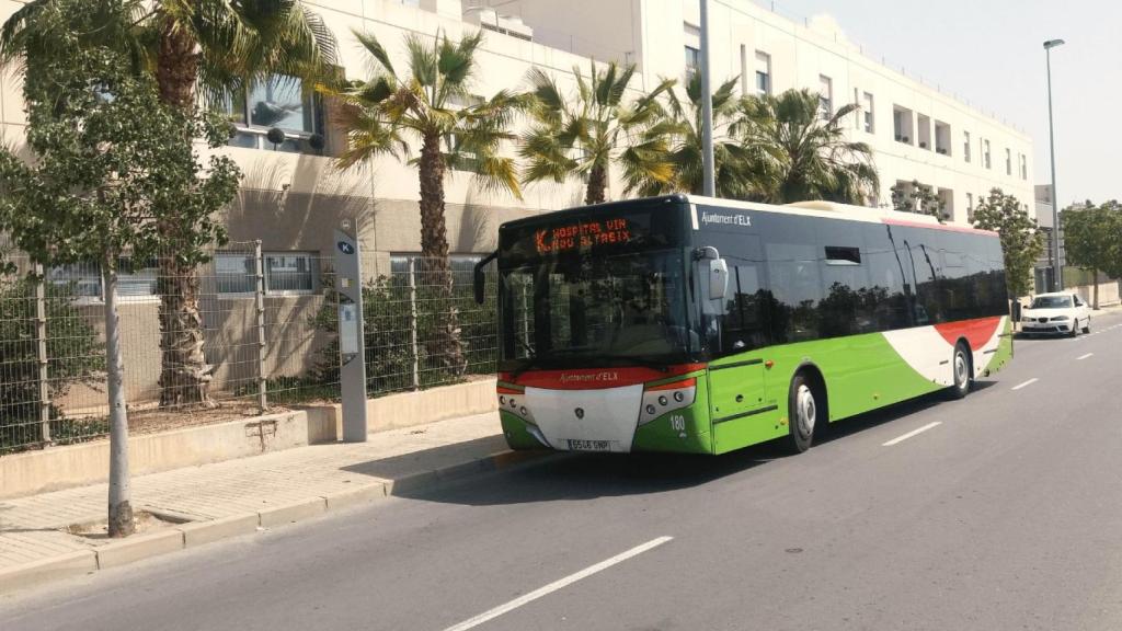 Elche reestructura el mapa de los autobuses urbanos, en la imagen.