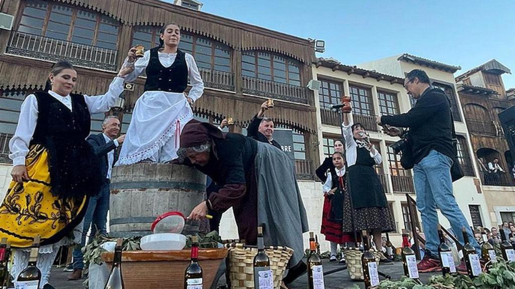 Una imagen de la Fiesta de la Vendimia de Peñafiel del año pasado