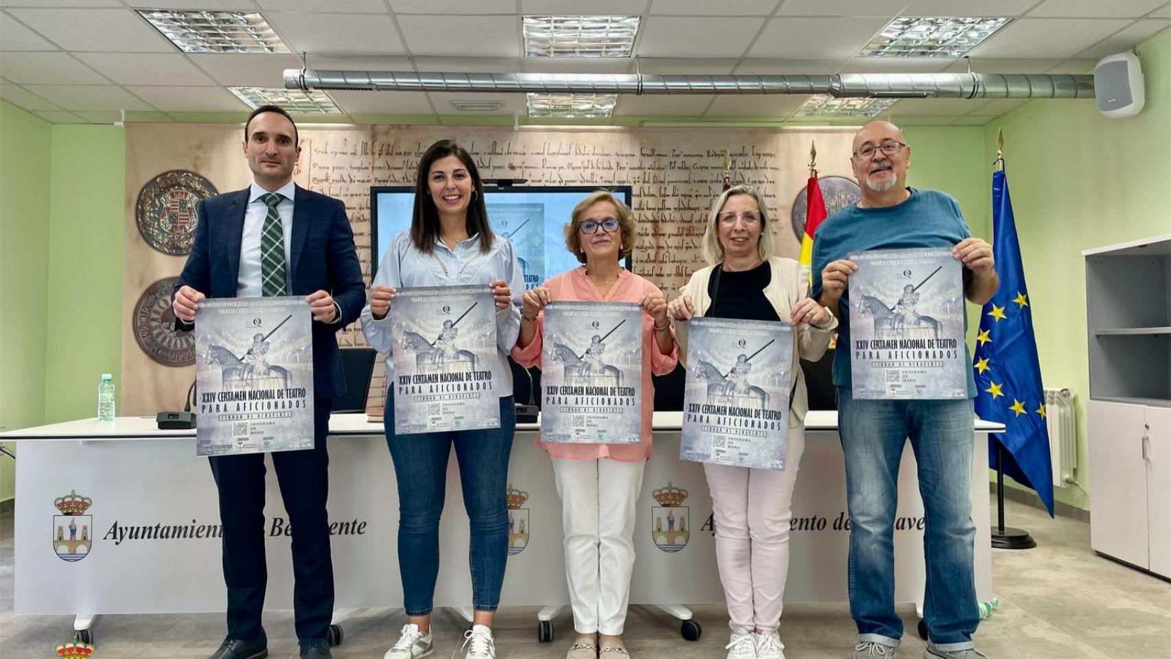 Imagen de la presentación del Certamen Nacional de Teatro para Aficionados, este viernes.
